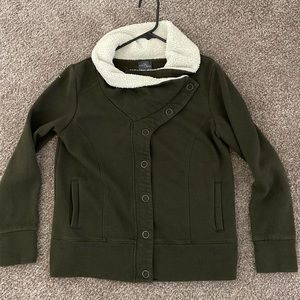 Market & Spruce Button Front sweater jacket